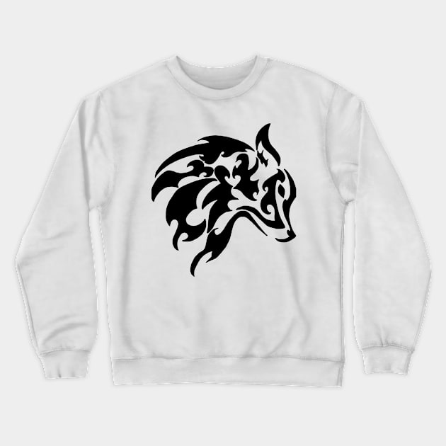 WOLF Crewneck Sweatshirt by Shoshie